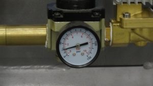 kinetic power plant compressor line out pressure meter